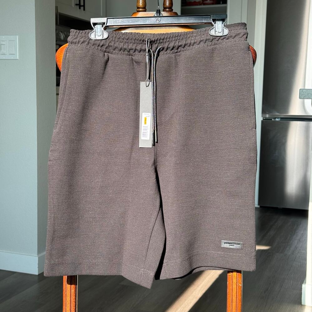 NWT Karl Lagerfeld Paris Men’s Shorts S Black Pull on Minimalist Athleisure